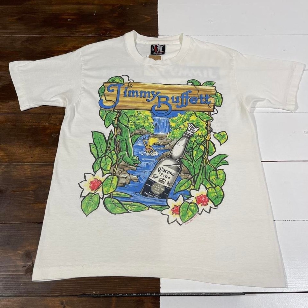 Vintage 90s Jimmy Buffet Recession Recess T-Shirt